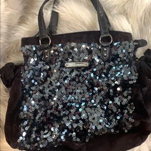 Juicy couture sequin satchel